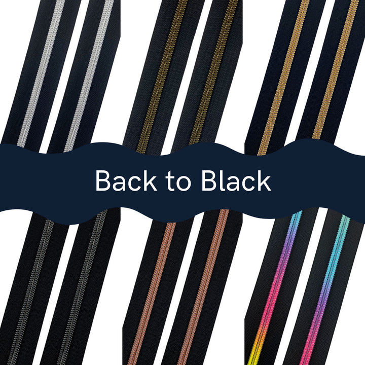 Back to Black - Zipper Tape Bundle