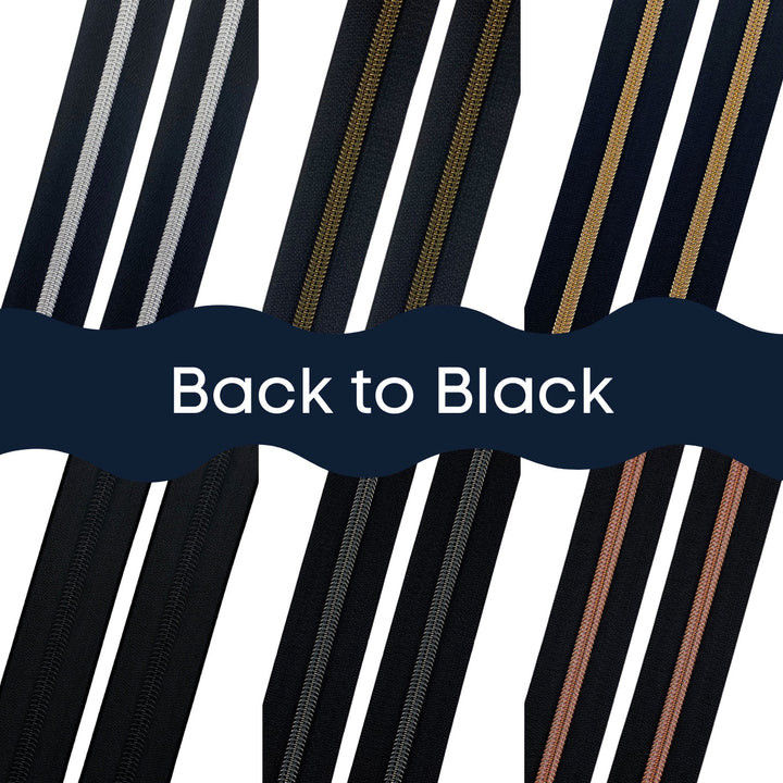 Back to Black - Zipper Tape Bundle