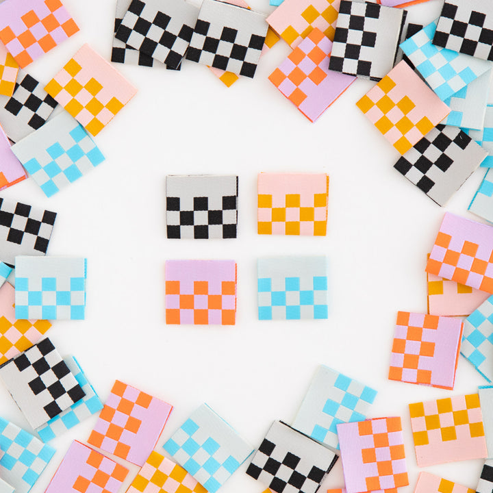 Checkerboard Multipack - Woven Labels