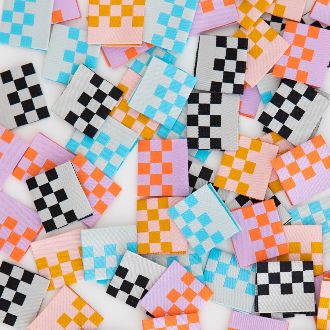 Checkerboard Multipack - Woven Labels