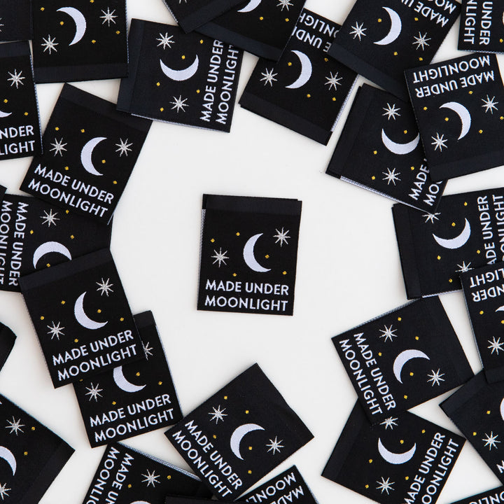 Made Under Moonlight - Woven Labels