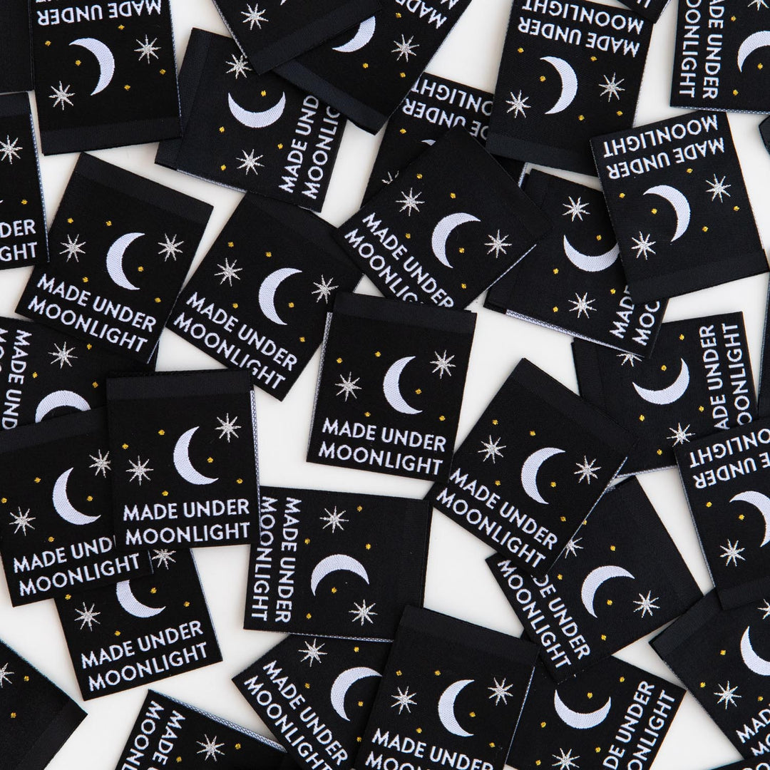 Made Under Moonlight - Woven Labels