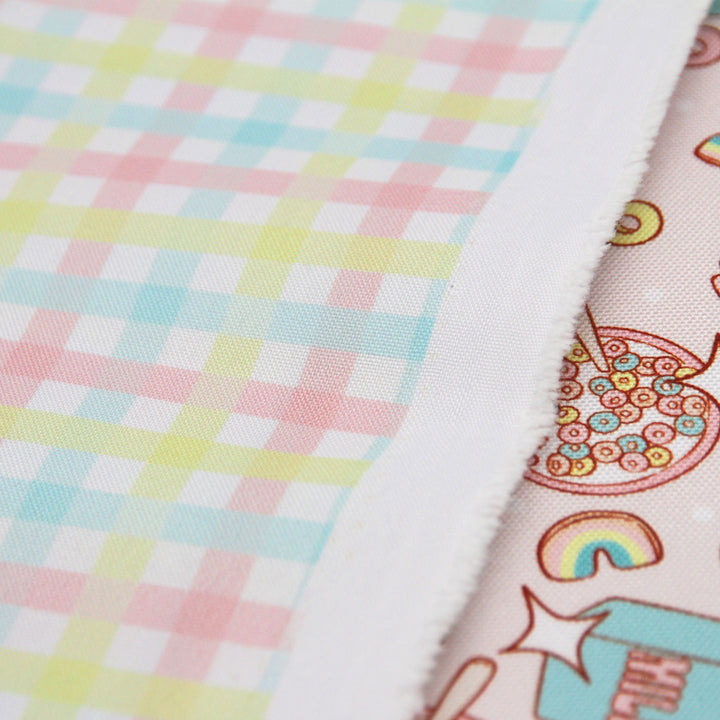 Pastel Gingham - SilkyFlow Fabric