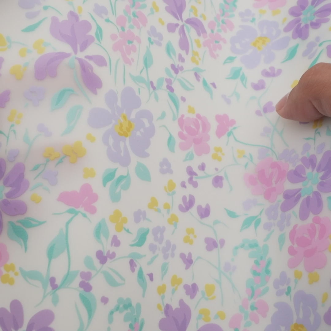 Pastel Petals - Printed Jelly Vinyl