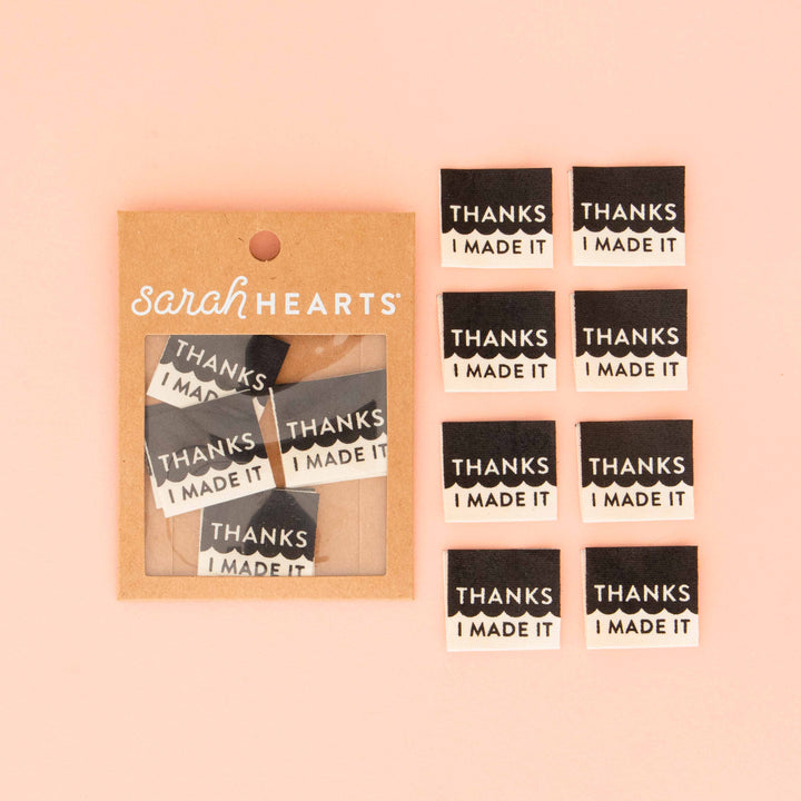 Thanks I Made It - Woven Labels