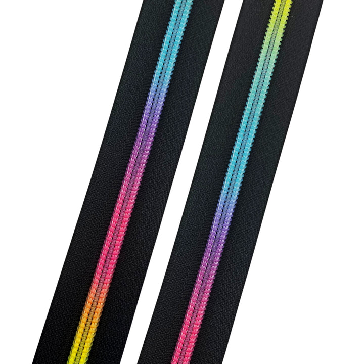 Rainbow Theory - #5 Rainbow Nylon Coil Zipper Tape